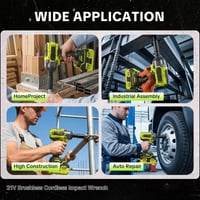 Kexon™ High Torque Brushless Cordless Impact Wrench