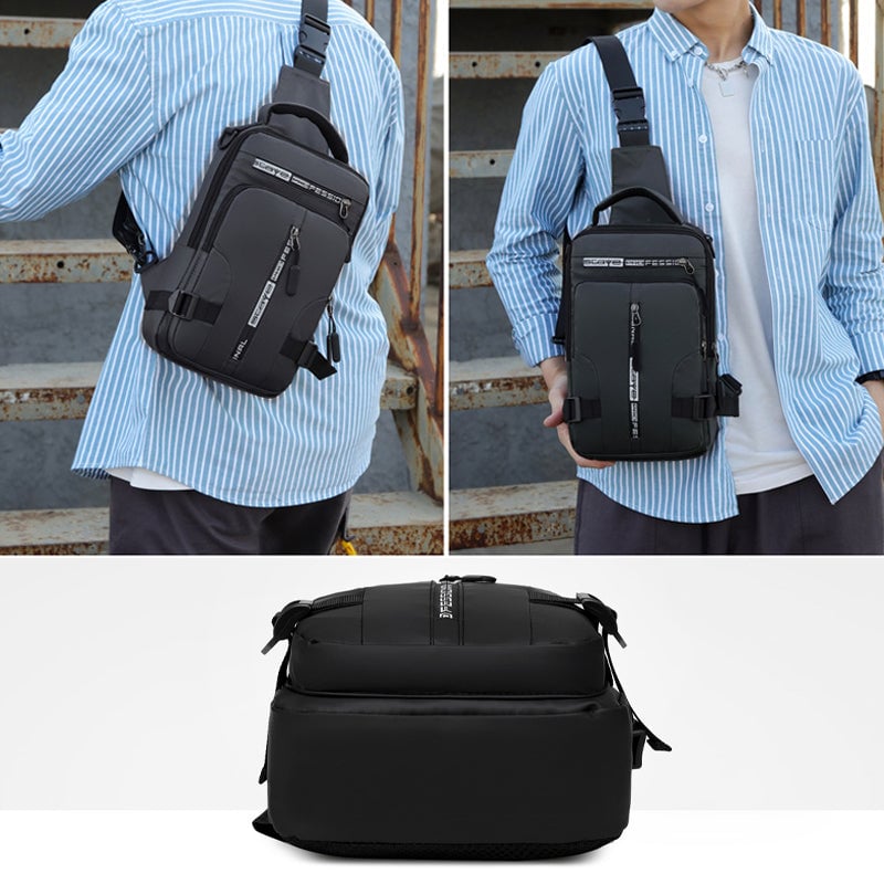 Multi-Usage Chest Bag with Charging Port