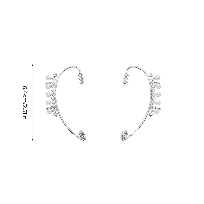 Ohrknochen Clip auf Manschette Ohrring