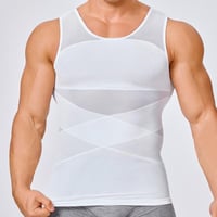 Men's High Stretch Mesh Body Shaping Tank Top