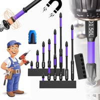 SAKER 6 pieces Magnetic Shockproof Batch Bits