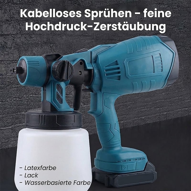 Kabelloses HVLP Farbsprühgerät für Zuhause