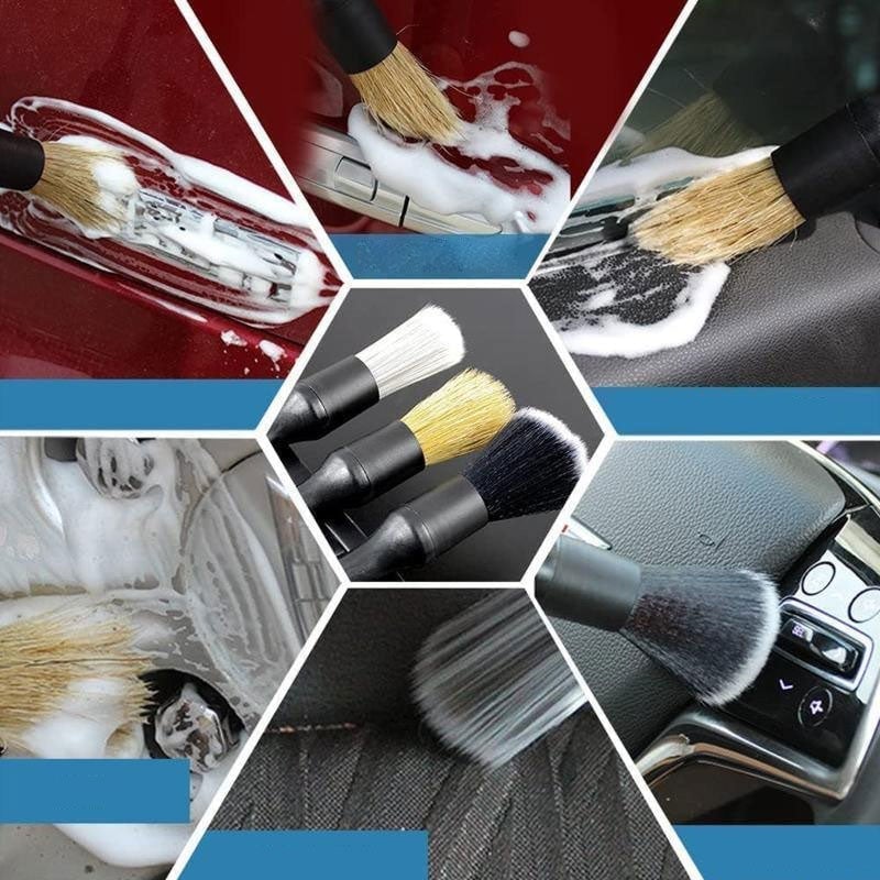 4-teiliges Auto-Innenreinigungsbürsten-Set