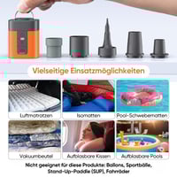 Kabellose Outdoor-Luftpumpe