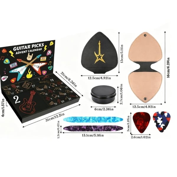Christmas Guitar Pick Advent Calendar