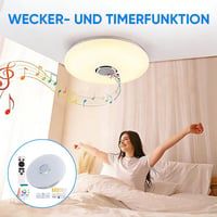 3-in-1: Intelligente LED-Deckenleuchte mit Bluetooth-Lautsprecher