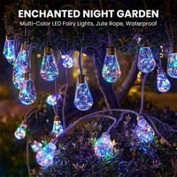 Jute Rope Bulb String Lights