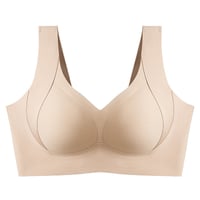 Side Coverage and Anti-Sagging Wire-Free Bra