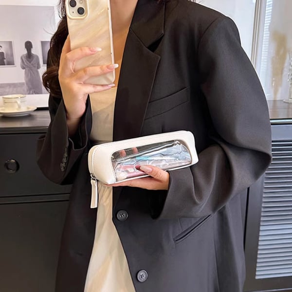 Portable Transparent Window Storage Bag