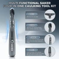 Sakerplus 4-in-1 Caulking Tool Kit
