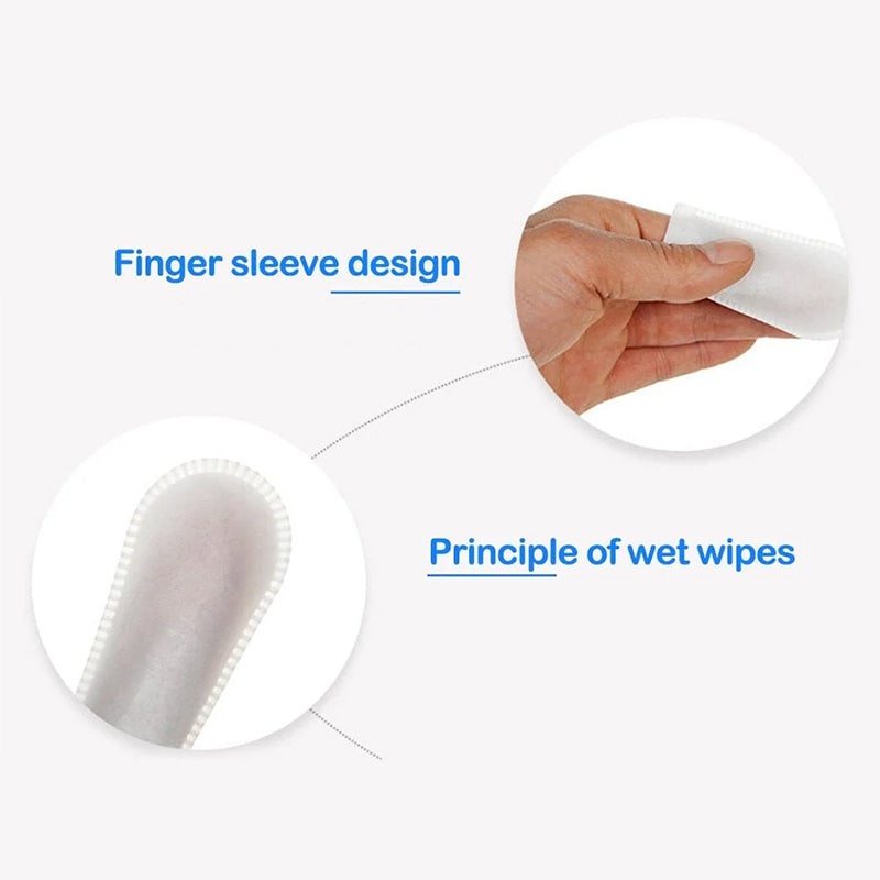Pet Teeth Cleaning Finger Wipes(50 pieces)