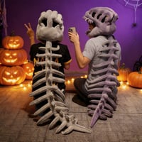 Dinosaur Skeleton Plush Headgear
