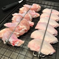 BBQ-vork met kippenvleugels