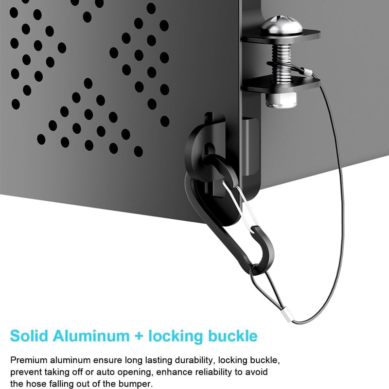 Sakerplus Aluminum RV Bumper End Cap Set