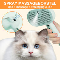 Sunnook 3-in-1 Spray Kattenborstel