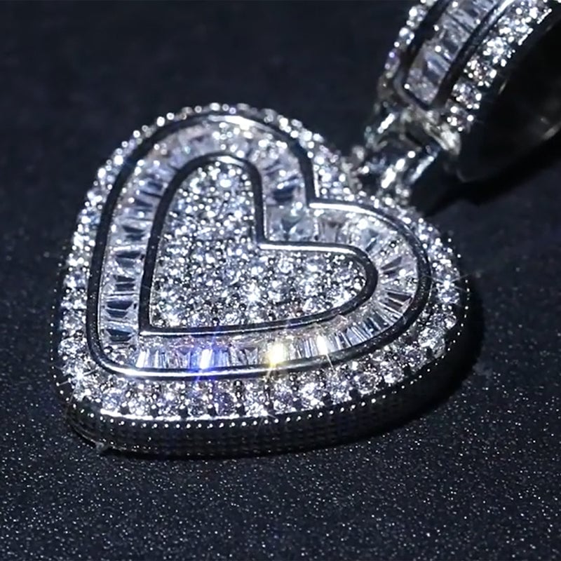 Hip Hop Heart Necklace