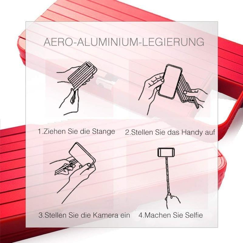 Bluetooth Selfie Stick Handy Hülle für iPhone