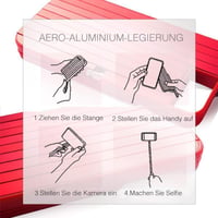 Bluetooth Selfie Stick Handy Hülle für iPhone