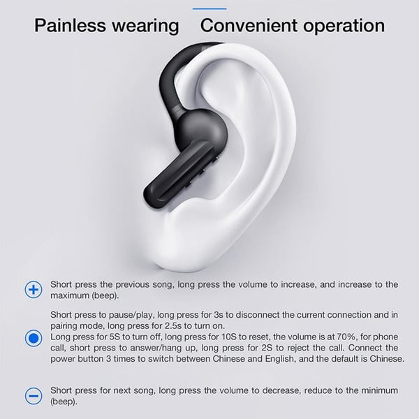DYY-8 Bluetooth Bond Conduction Earphone