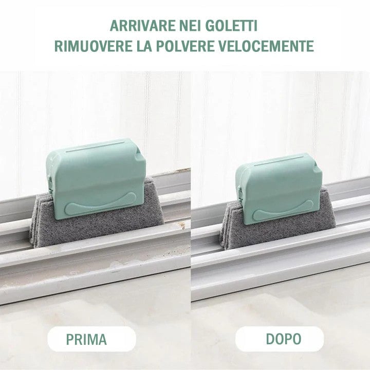 Spazzole per la pulizia delle scanalature delle finestre delle porte