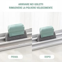 Spazzole per la pulizia delle scanalature delle finestre delle porte
