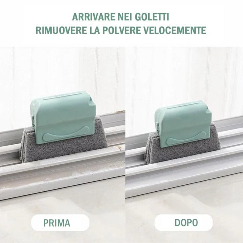 Spazzole per la pulizia delle scanalature delle finestre delle porte