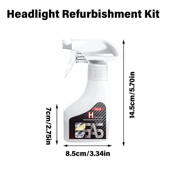 Headlight Restoration Spray