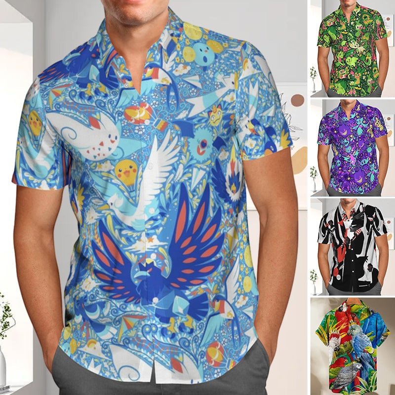 Hemd mit Hawaii-Print