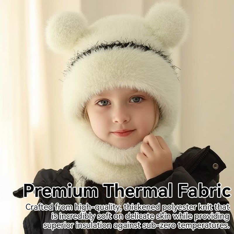 ❄️ 4-in-1 Winter Warmth Integrated Kids' Hooded Hat