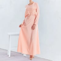 Lace Fake Two Piece Dress