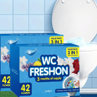 Toilet Bowl Cleaner Flower Gel