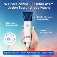 Zahnpasta mit Nano-Hydroxyapatit und Kokosnuss zur Zahnaufhellung