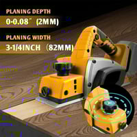 Sakerplus Cordless 3-Inch Electric Wood Planer
