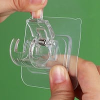 🍀Transparent Hanging Rod Clip