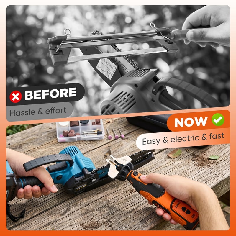 Saker® Electric Chainsaw Sharpener Kit