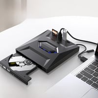 7-in-1 Externes USB-DVD-Laufwerk & Blu-ray-Player