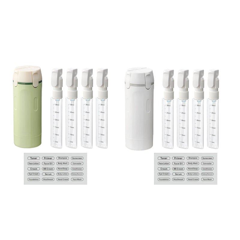 4-en-1 Distributeur de Voyage Rotatif Anti-Fuite