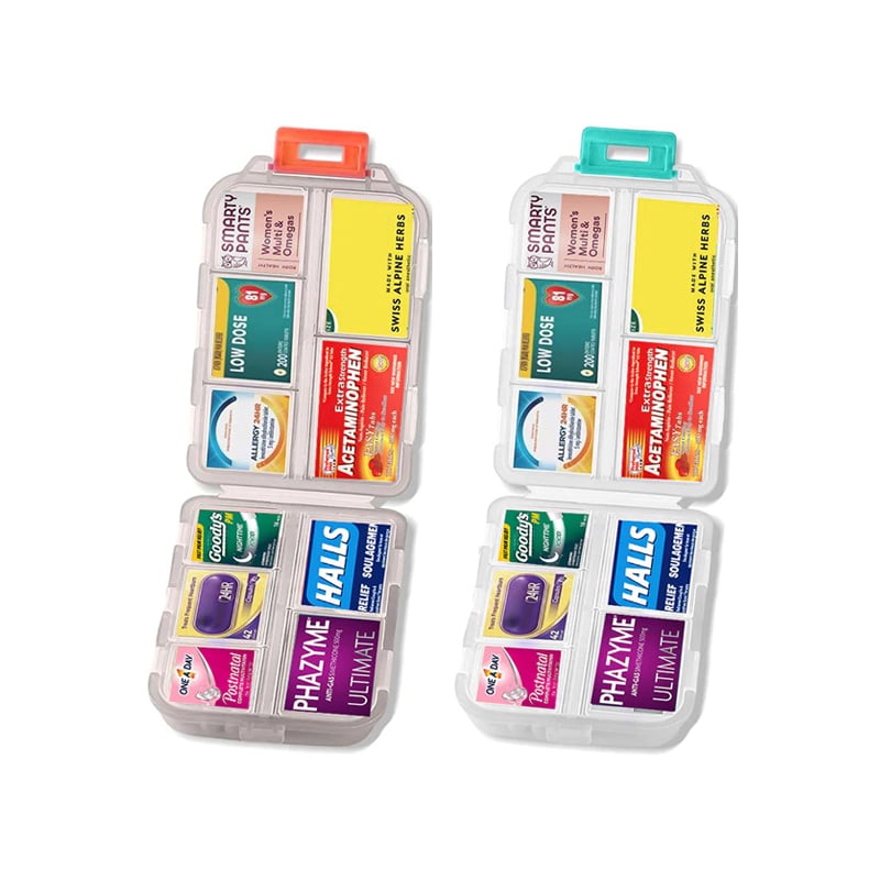 Travel Pill Organizer Box -v2