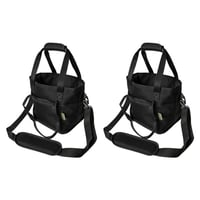 Family Size 4-Compartment Drink Carrier Bag for Coffee Cups & Tumblers