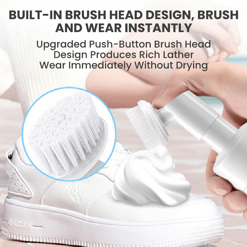 No-Wipe Foam White Shoe Cleaner