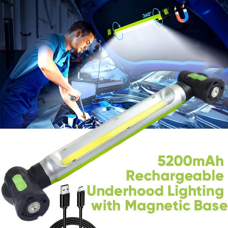 Sakerplus Rechargeable Magnetic Underhood Work Light