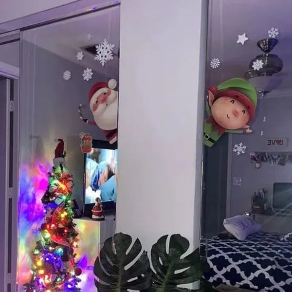 Weihnachts-Fensteraufkleber