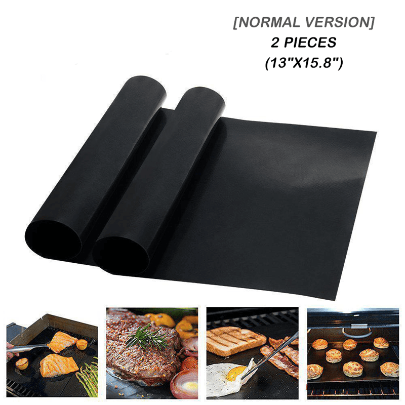 Hirundo Non-Stick BBQ Grill Mats  with cutting box
