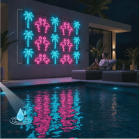 Vikbart smart RGB LED-ljusnät