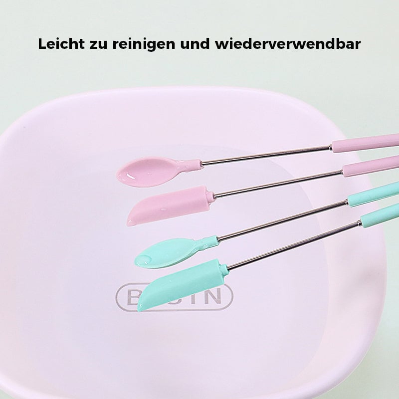 🍴🍰Einziehbarer Mini-Löffel aus Silikon