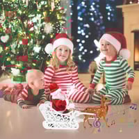 🎅Electric Chimney Climbing Santa Claus Musical Toys🎄