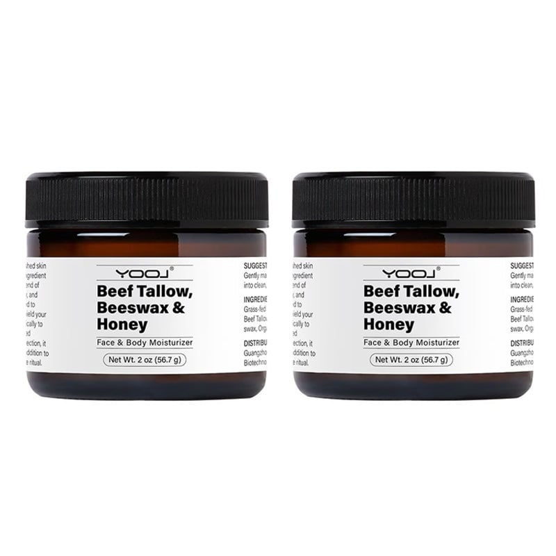 Beef Tallow Beeswax and Honey Face Moisturizer