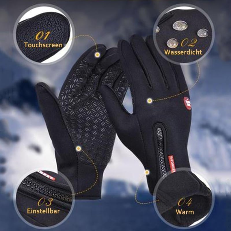 Winterhandschuhe – winddicht, wasserdicht, rutschfest & touchscreen-fähig (mit optionaler USB-Heizfunktion)