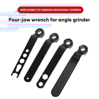 Four-jaw angle grinder wrench