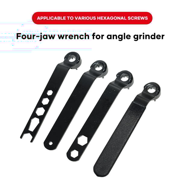 Four-jaw angle grinder wrench